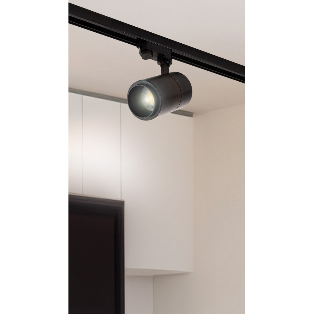 Foco de Carril LED Triac Multiángulo 15-60º 30W, 2700 lm, CRI90 3CCT Monofásico 40.000H - Imagen 3