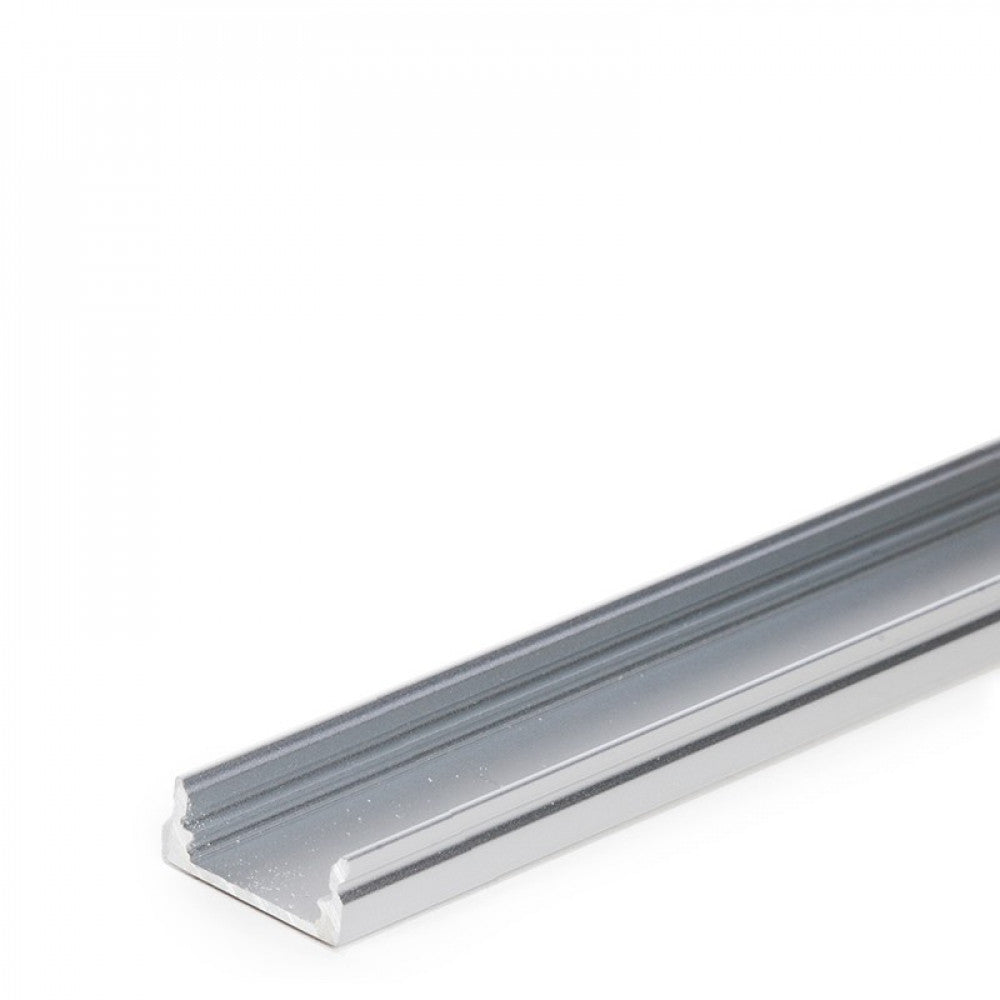 Perfíl Aluminio para Tira LED Difusor Transparente LLE-ALP001-RL x 2M - Imagen 2