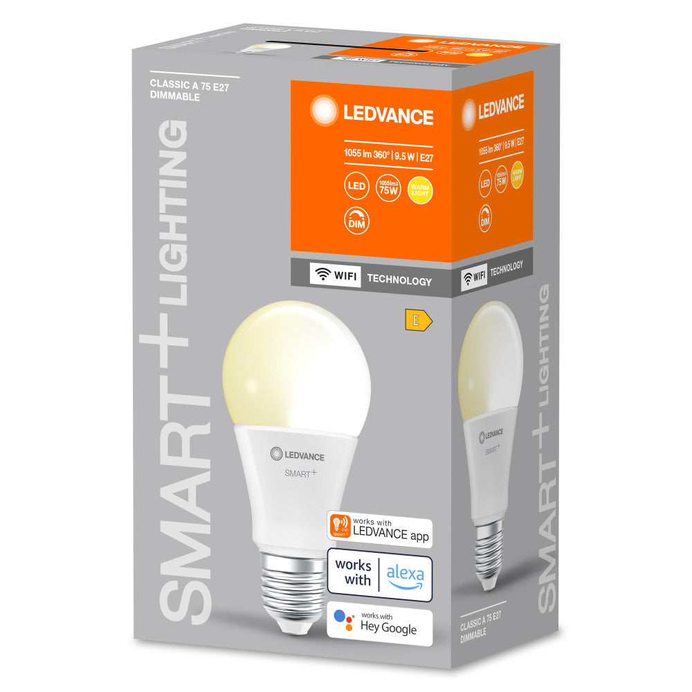 Bombilla LED Ledvance "SMART" E27 9,5 W 1055 lm 2700 K 220º IP20 Regulable - Imagen 2